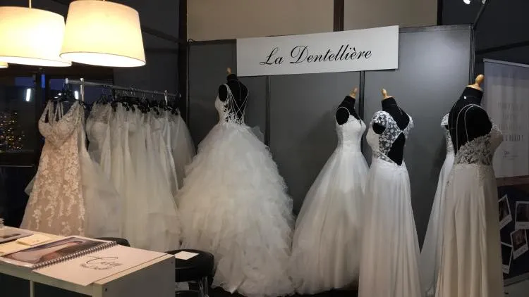 essayage robes de mariée Morteau coupe princesse